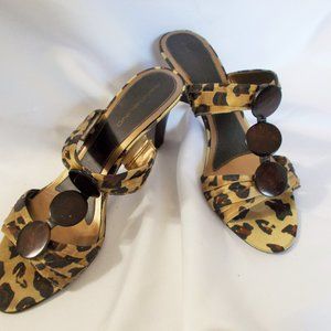 Bandolino Leopard Print Sandals